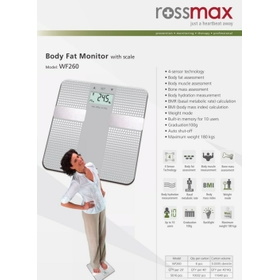 Rossmax Wf260 Body Fat Monitor Scale - Alpro Pharmacy